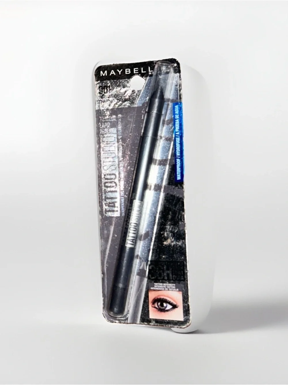 Maybelline TattooStudio Waterproof Eyeliner Pencil 36Hr Intense Charcoal 901